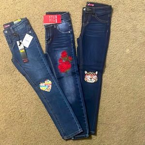 👖🌈🐆🌹Girl’s Skinny Jeans 🌹🐆🌈👖